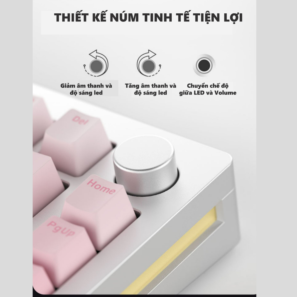 Bàn phím cơ Monsgeek M1W| M1 3mode | Case nhôm CNC | Led RGB | Không dây 3 Modes| Mạch xuôi | Hotswap | Gasket Mount