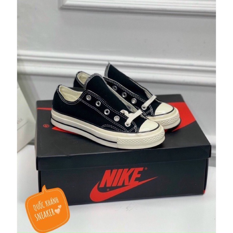 Giày Converse 1970 mũi bóng, đế ba lớp, lót xanh