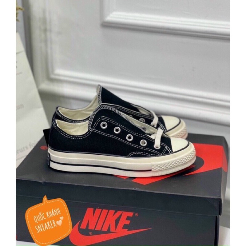 Giày Converse 1970 mũi bóng, đế ba lớp, lót xanh