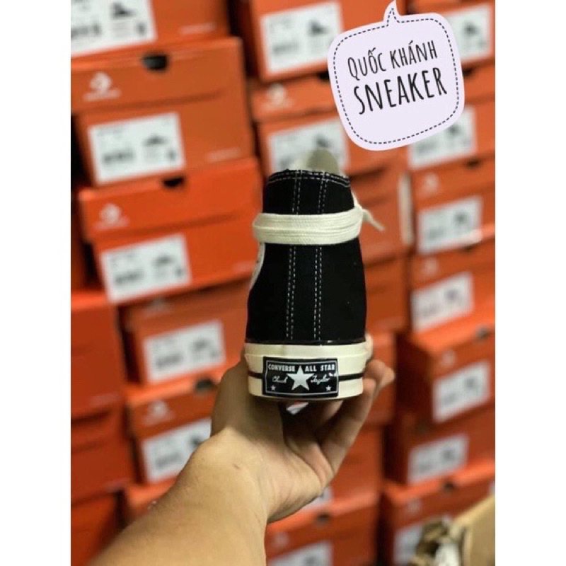 Giày Converse 1970 mũi bóng, đế ba lớp, lót xanh