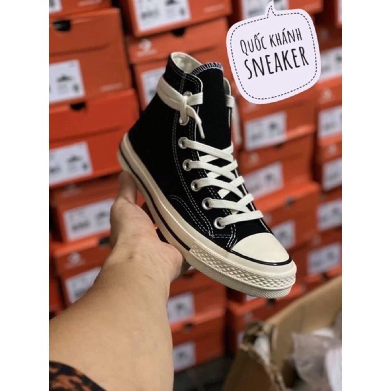 Giày Converse 1970 mũi bóng, đế ba lớp, lót xanh