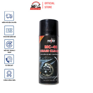 Chai xịt vệ sinh sên xe máy / moto Thunder MC-40 Chain Clearn 400ml
