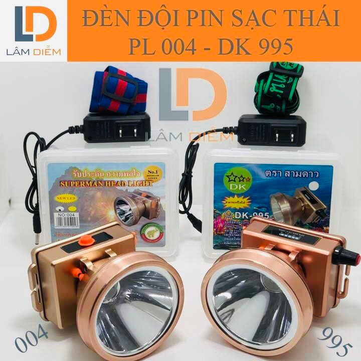 Đèn pin đội đầu siêu sáng công suất lớn pin lâu 004 - DK 995