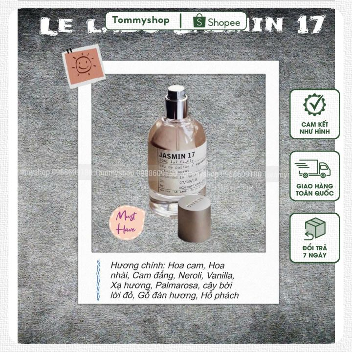 Nước hoa Unisex LE LABO Jasmin 17