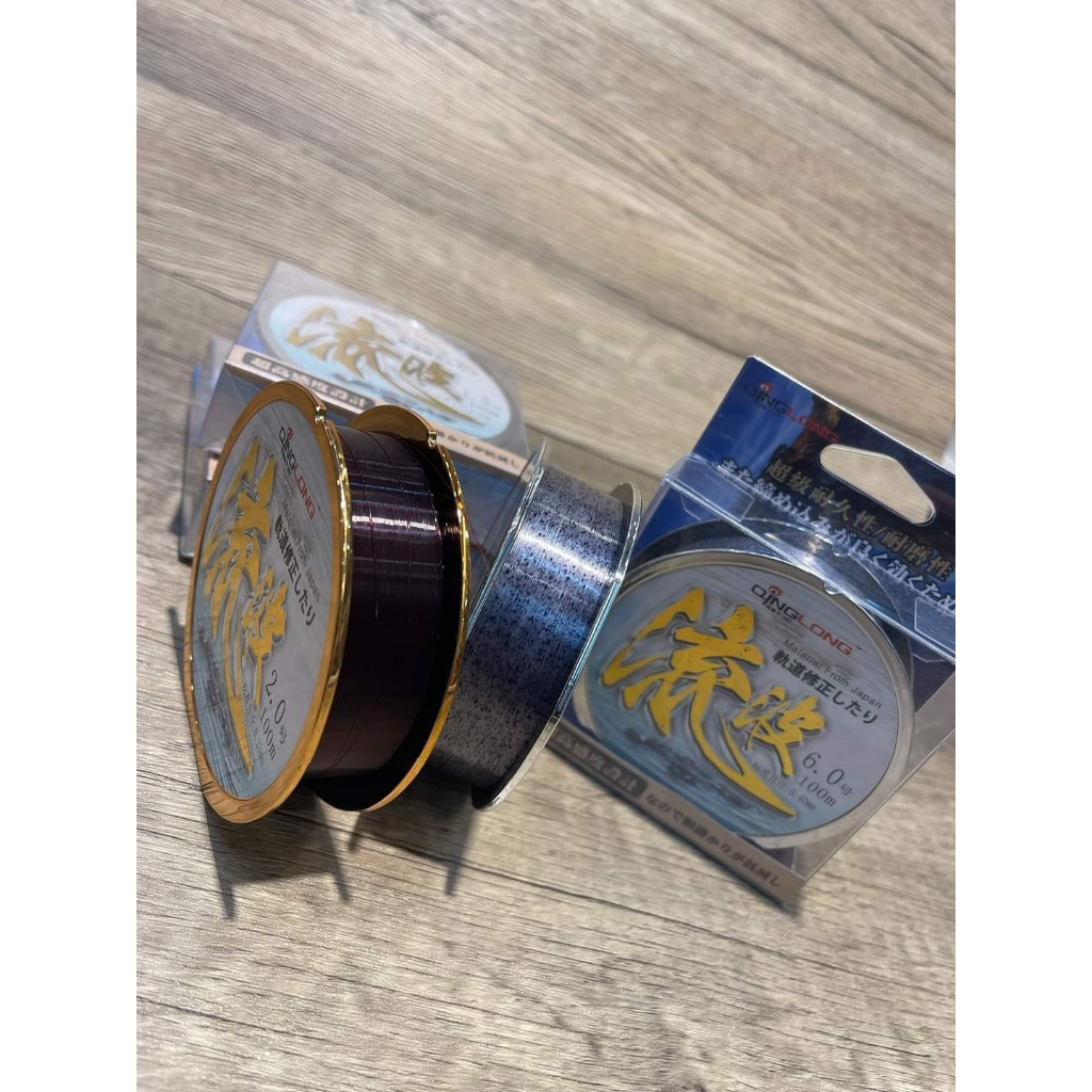 Cước câu cá, dây câu, dây trục  QingLong 100m Liupo