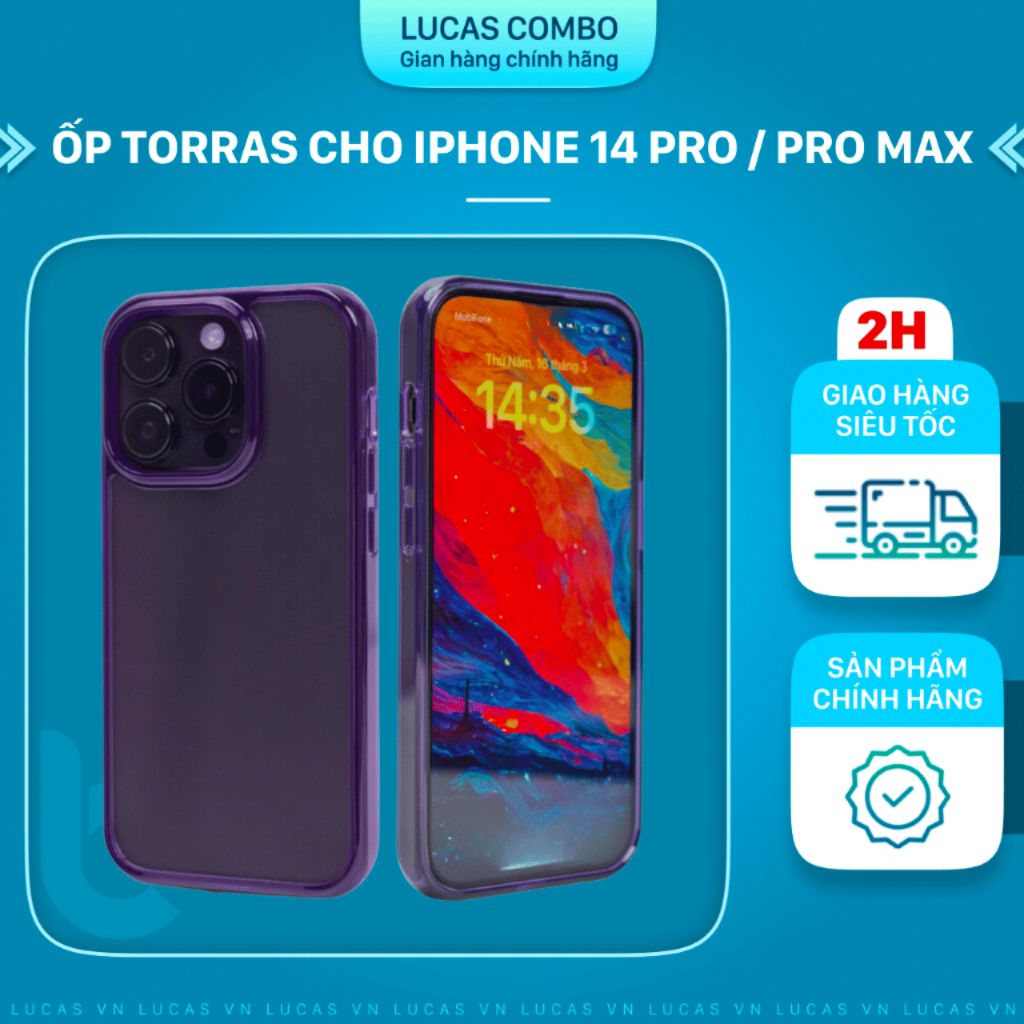 Ốp Lưng TORRAS Diamond Case Cho Iphone 14 Pro 14 Pro Max - Bảo Hành 3 Tháng