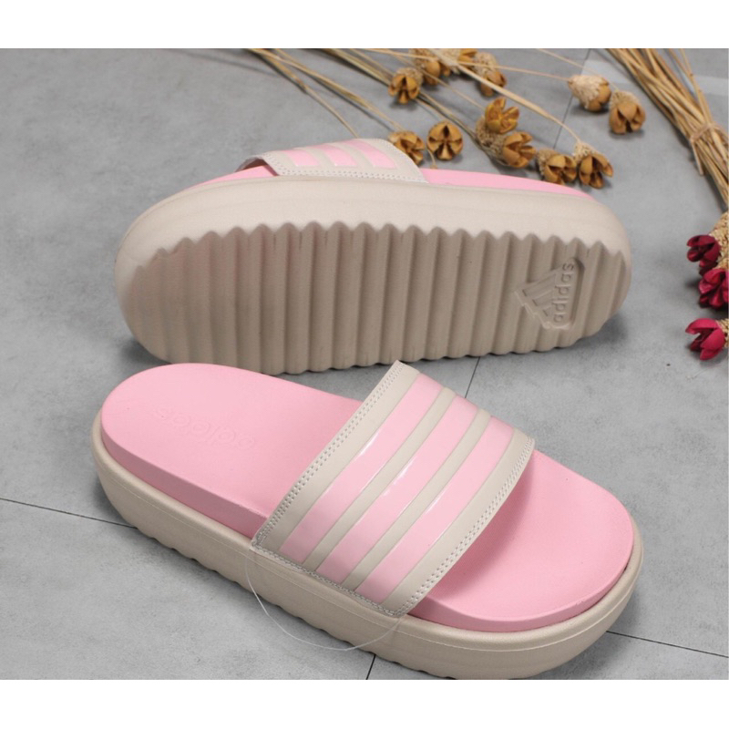 Dép Adilette Platform đế API cao 5cm- FULL BOX