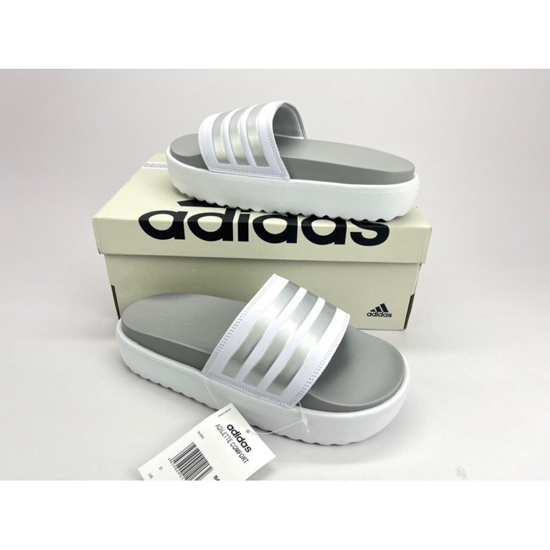 Dép Adilette Platform đế API cao 5cm- FULL BOX