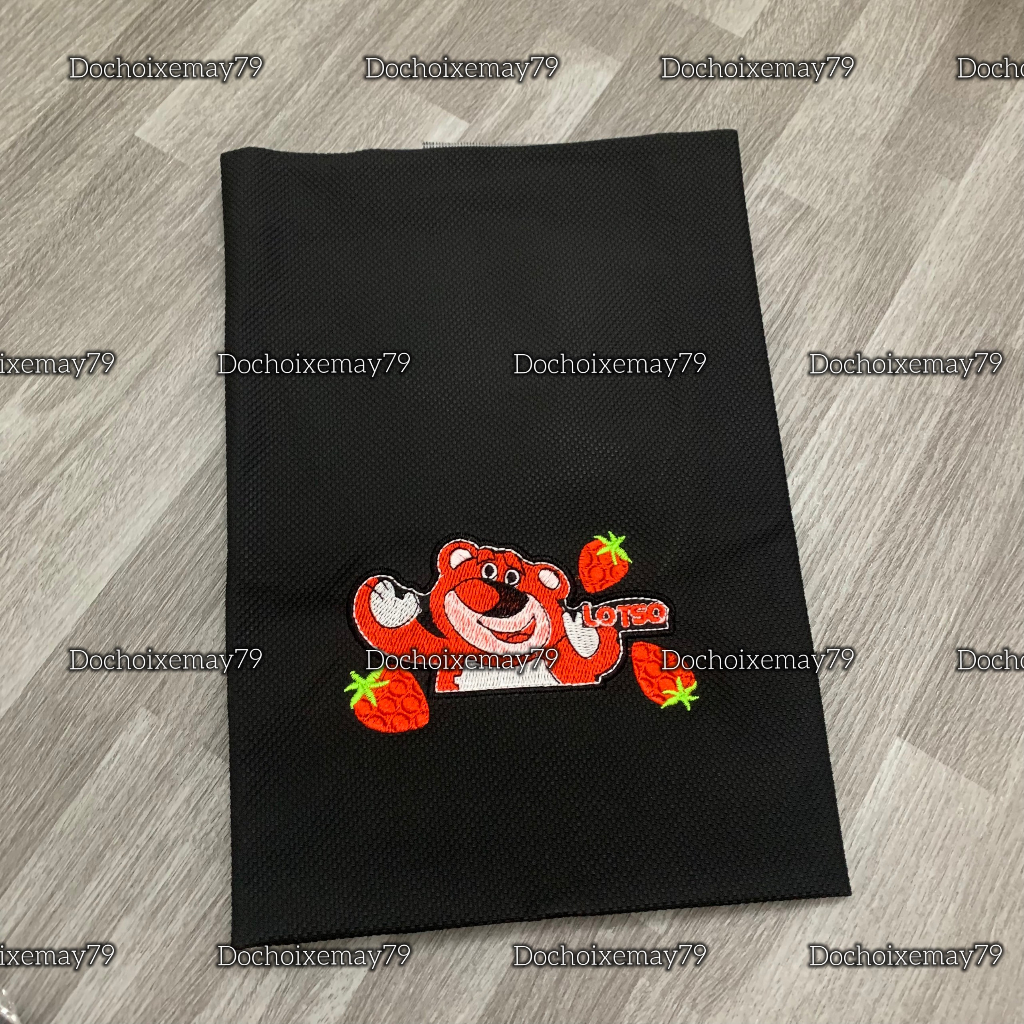 Da yên thái thêu hình Gấu Dâu Lotso