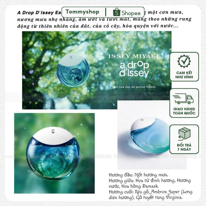 10ML | Nước hoa nữ Issey Miyake A Drop Fraiche