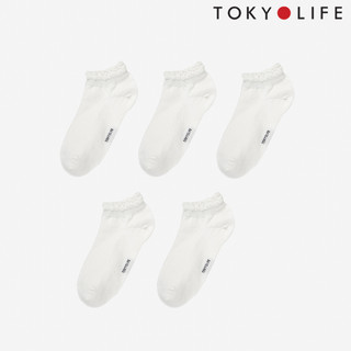 Tất chân nữ cổ ngắn TOKYOLIFE pack 5 chất liệu co giãn cao cấp - C9SOK301M/C9SOK302M