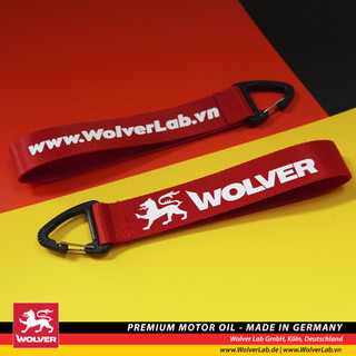 Móc khoá dây vải cao cấp Wolver Special Racing