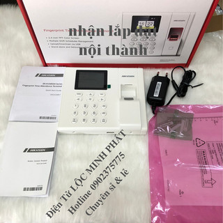 Máy chấm công vân tay, thẻ cảm ứng hikvision ds-k1a8503f hàng chính hãng bảo hành 2 năm