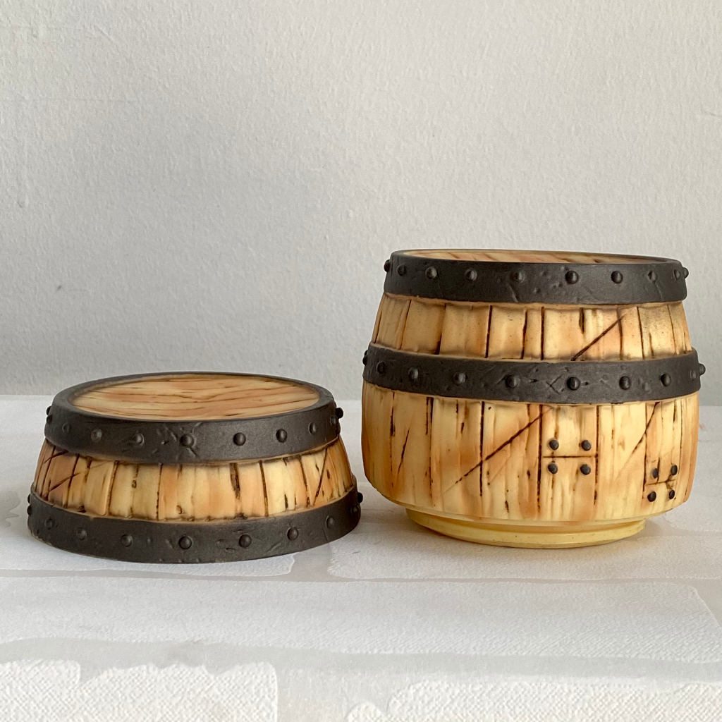 Mô hình thùng gỗ One piece cao 11CM - mô hình trang trí hình cái thùng - ONEPIECE FIGURINE