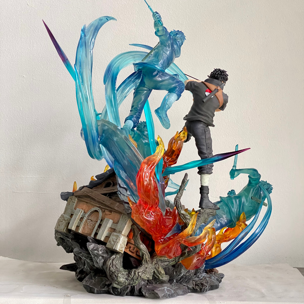 Mô hình Uchiha Shisui cao 45CM có LED cực đẹp - mô hình shisui ventus F1 Naruto để bàn trang trí