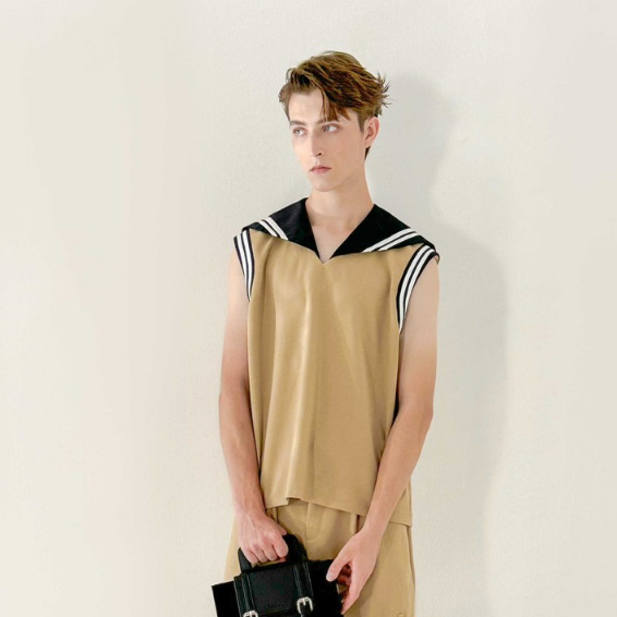 BLANKESPACE Áo Tanktop Navagio Tanktop Vải Cotton Thời Trang Nam Nữ Unisex