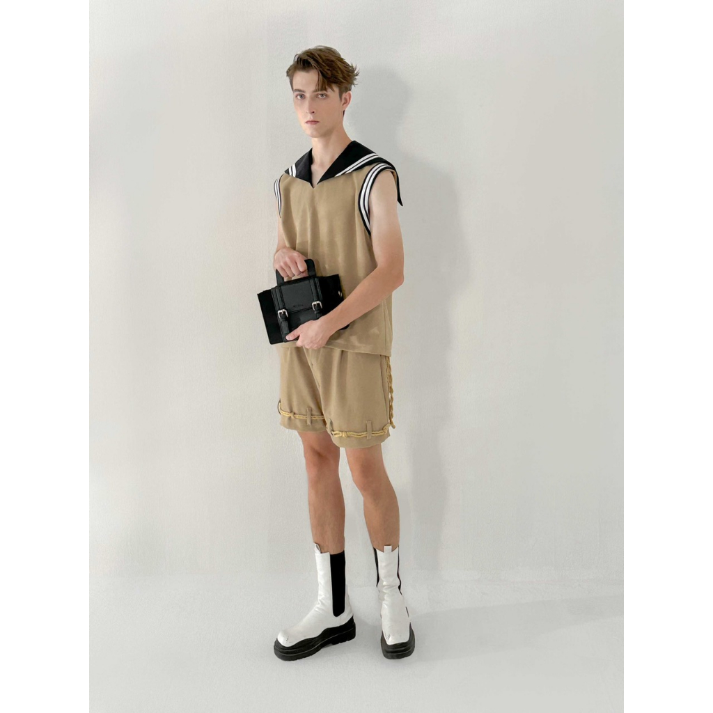 BLANKESPACE Áo Tanktop Navagio Tanktop Vải Cotton Thời Trang Nam Nữ Unisex