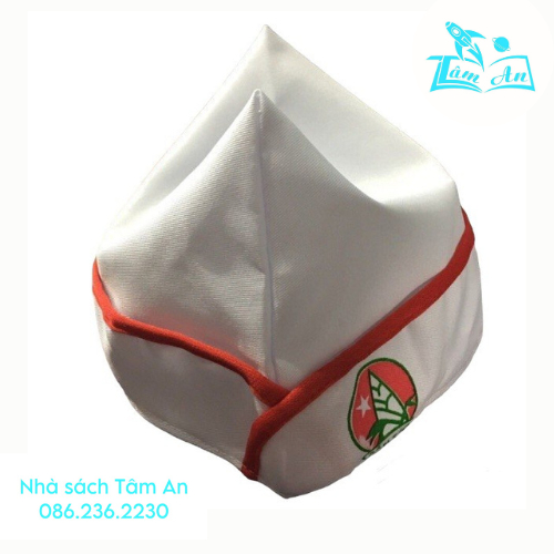 Mũ Cano học sinh/ Mũ Cano đội viên/Măng non vải kaki trắng