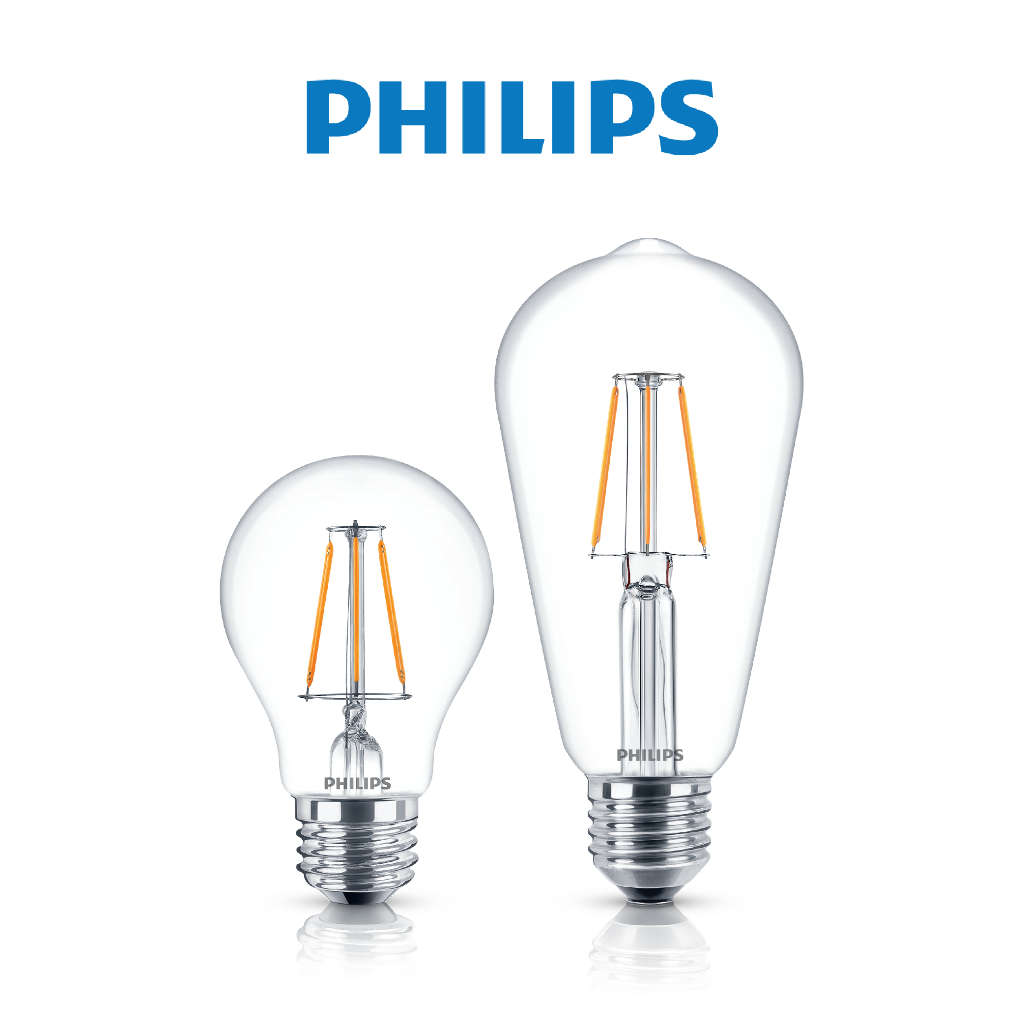 Bóng đèn Philips LED Classic (ánh sáng vàng 3000K)- Thiết kế cổ điển, ánh sáng chất lượng cao (01 bóng)