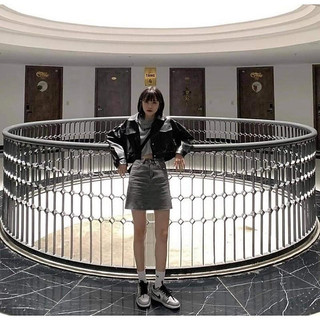 Áo khoác da croptop basic, áo khoác da nữ phong cách cá tính