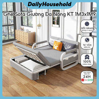 Giường sofa thông minh dailyhousehold sofa giường đa năng tích hợp 2 chế độ: giường và ghế sofa kt 1m3x1m9