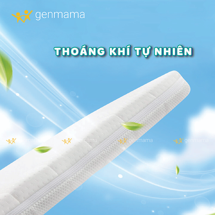 Nệm Xơ Dừa Cho Cũi Bé 100% Xơ Dừa Tự Nhiên, Thoáng Mát, Đệm Ngủ Cho Bé Sơ Sinh, Đệm Cũi Cho Bé Genmama