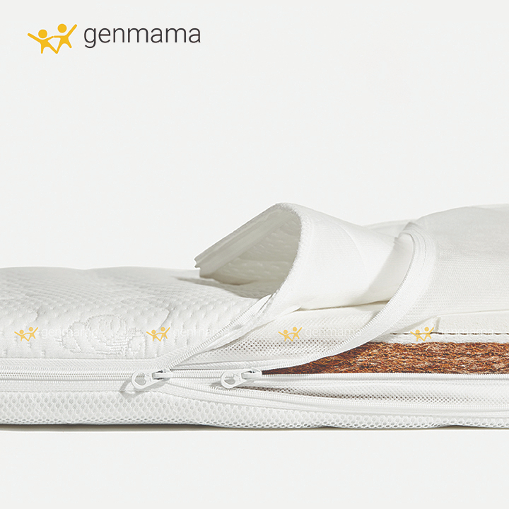 Nệm Xơ Dừa Cho Cũi Bé 100% Xơ Dừa Tự Nhiên, Thoáng Mát, Đệm Ngủ Cho Bé Sơ Sinh, Đệm Cũi Cho Bé Genmama