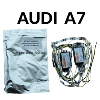 Dấy LED audi A7 siêu sáng 2 mầu Trắng và Cam hiệu ứng khởi động cực đẹp