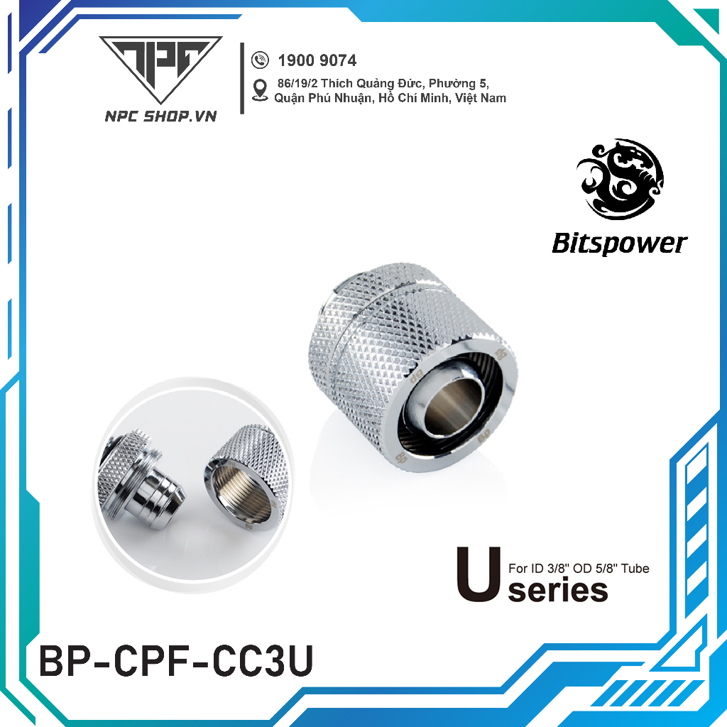 BITSPOWER FITTING GẮN ỐNG SILICONE