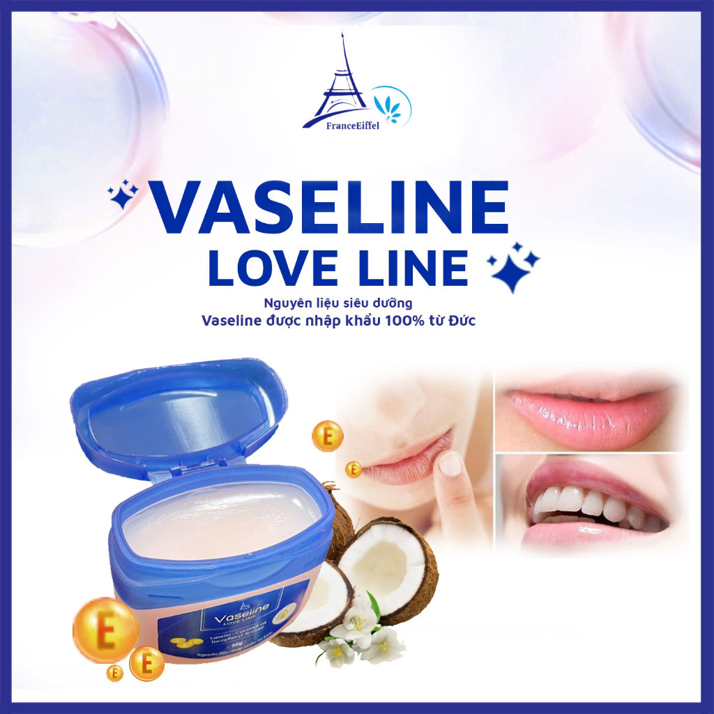 Sáp Dưỡng Ẩm Đa Năng Vaseline Love Line - FranceEiffel Lọ 50ml
