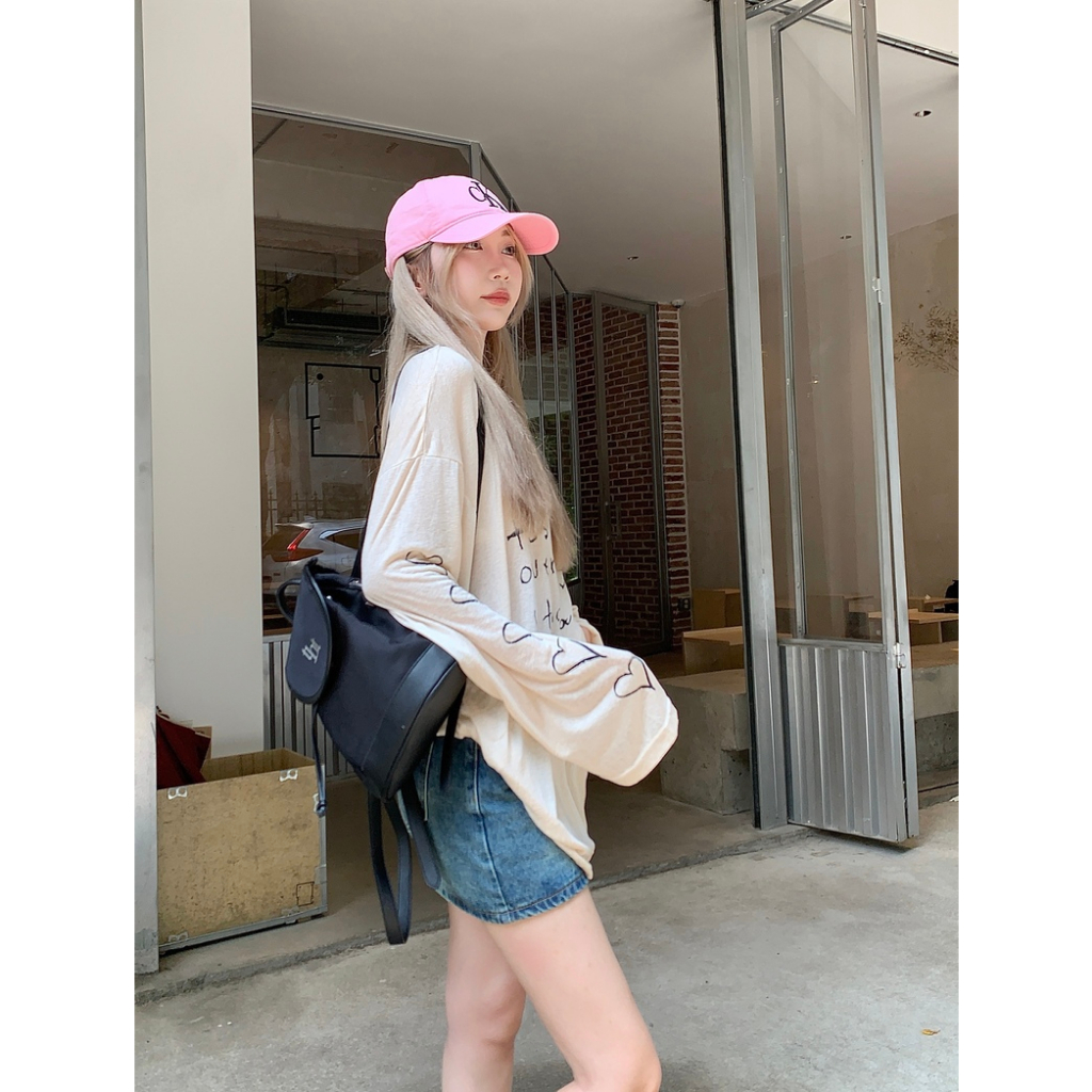 Áo thun thu đông tay dài, áo phông giấy mỏng nữ hàng QC loại 1 SINSIN