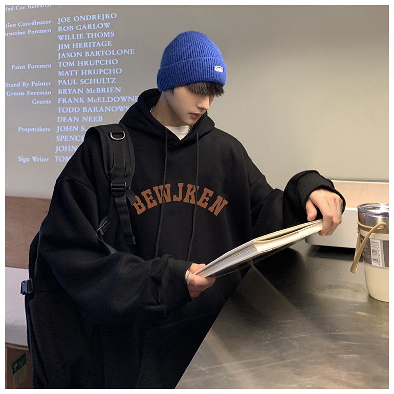 Áo hoodie nam có mũ 2 lớp form rộng, áo khoác hoodie BEWJKEN thời trang Ulzzang Hàn Quốc mặc đi chơi đi học mua đông