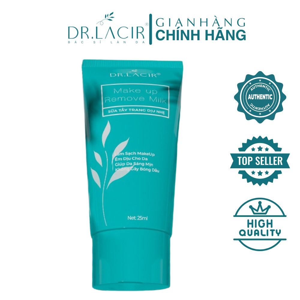 Sữa tẩy trang dịu nhẹ thương hiệu Dr.lacir dung tích mini 25ml