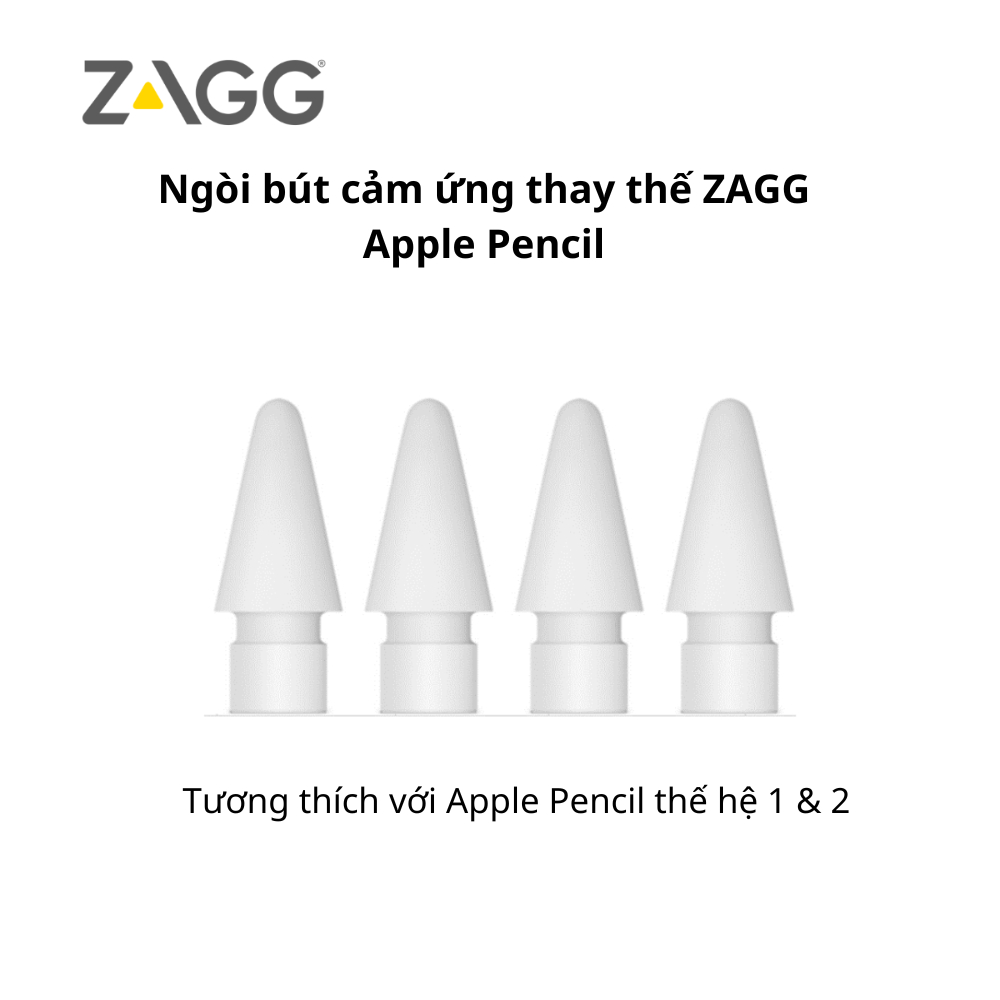 Ngòi bút cảm ứng thay thế ZAGG dành cho nhà Táo Pencil