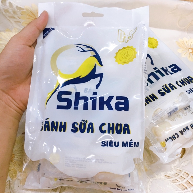 Gói 8 chiếc bánh sữa chua Shika siêu mềm 160g - Ăn vặt, bữa sáng, bữa phụ