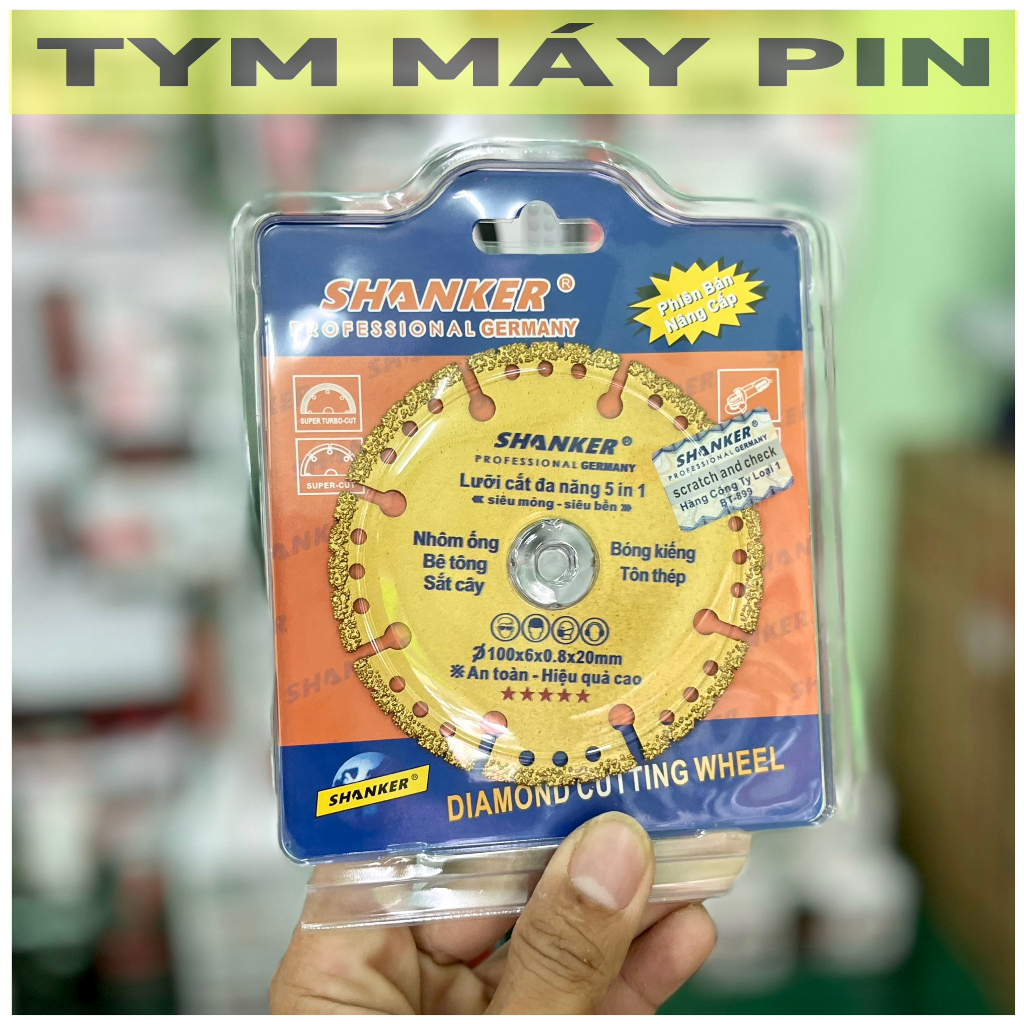 Lưỡi cắt đa năng 5in1 shanker - Tym máy pin