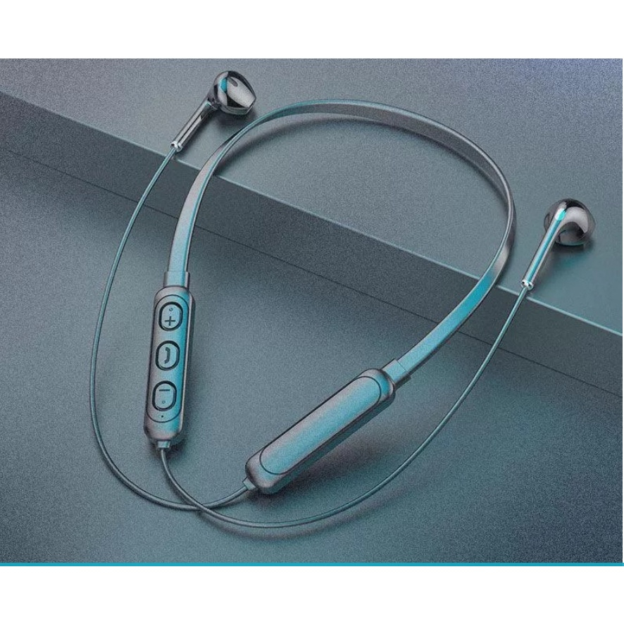 Tai Nghe Blutooth 5.0 Đeo Cổ Thể Thao Pin Trâu Nghe Nhạc Hay, Đàm Thoại Bảo Hành 12 tháng