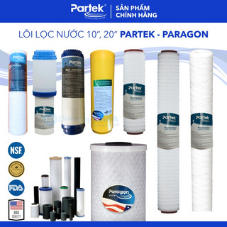 Lõi lọc nước partek paragon full models 10 inch 20 inch p1005-pp pca102 pp-cation gac cto carbon block - hàng chính hãng