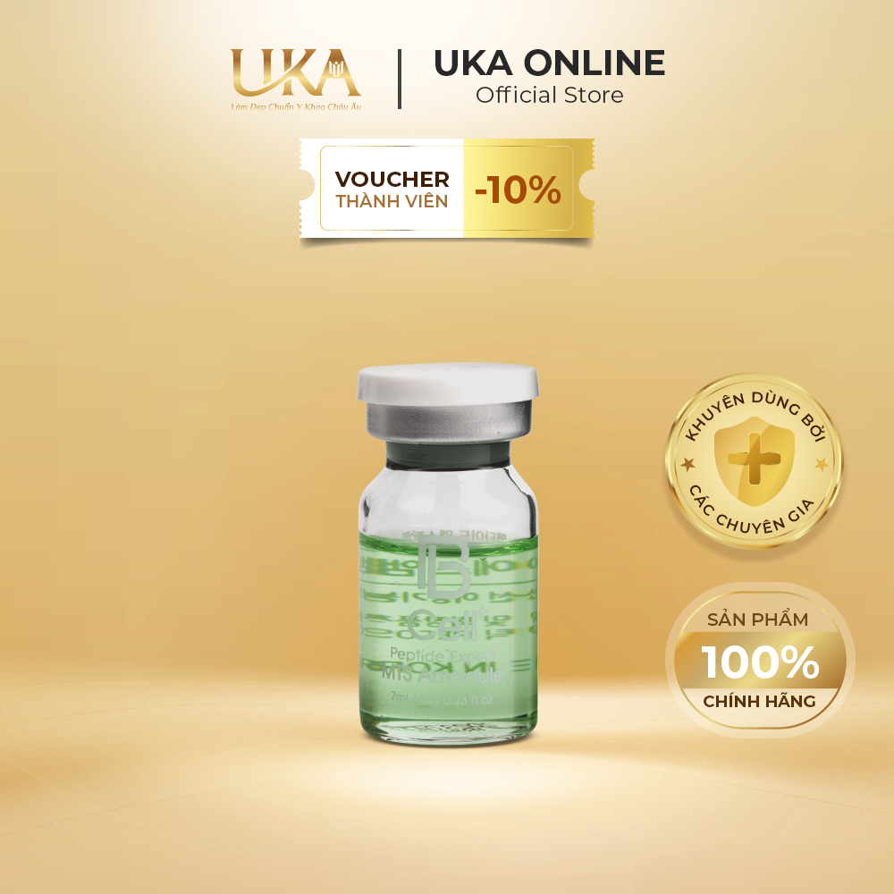 Tế bào gốc nuôi dưỡng,phục hồi và tái tạo dành, căng bóng da Bcell + Peptide Expert MTS Ampoule 7ml