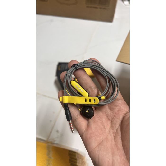 Tai nghe T-025 Realme - Chất lượng tốt , có Mic , dây cao su