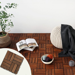 [Ship 1h] Vỉ lót sàn 30x30cm  cho ban công, ngoài trời, sân vườn, siêu bền, tiêu chuẩn Hàn Quốc tiện lợi
