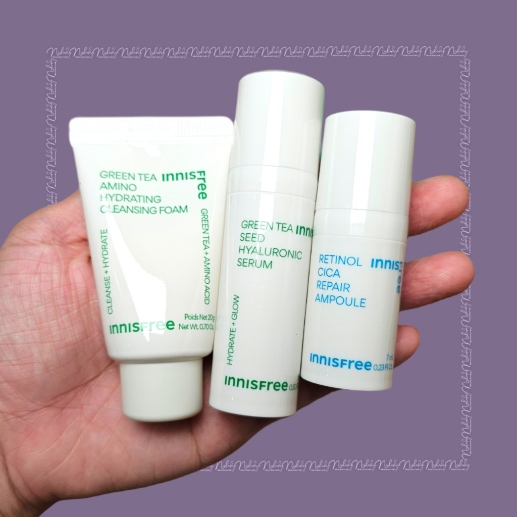 Set dưỡng da mini Innisfree Retinol Cica Trio Kit