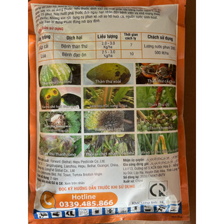 Thuốc trừ bệnh MANCOZEB 80w/w (loại 1kg bột vàng)