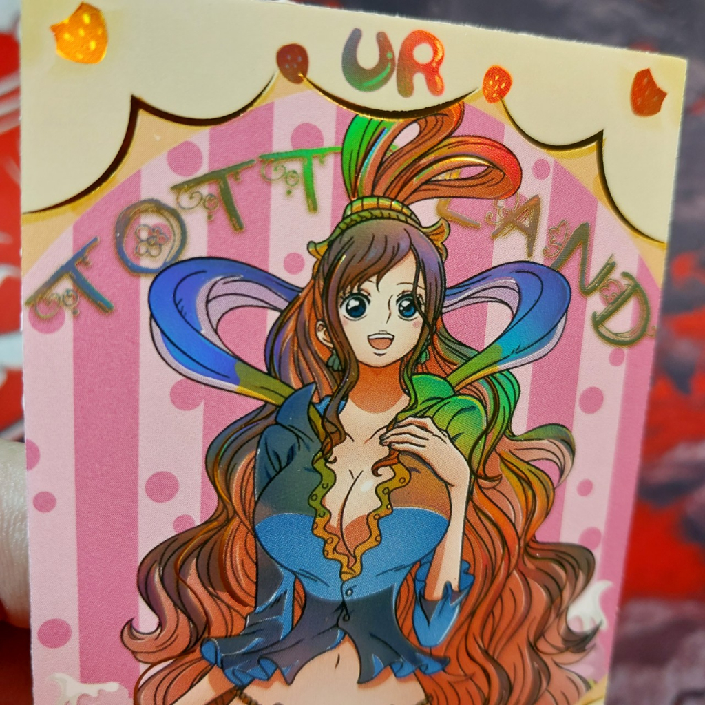 Pink Thẻ OnePice Shirahoshi công chúa tiên cá độ hiếm UR rare 1459 NF11 2-2