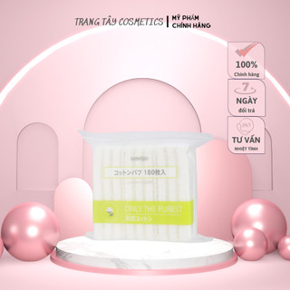 Bông tẩy trang Nhật Bản Miniso 180 miếng