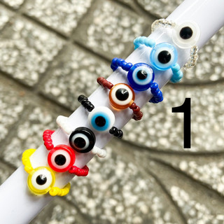 Nhẫn Evil Eye hat cườm thời trang