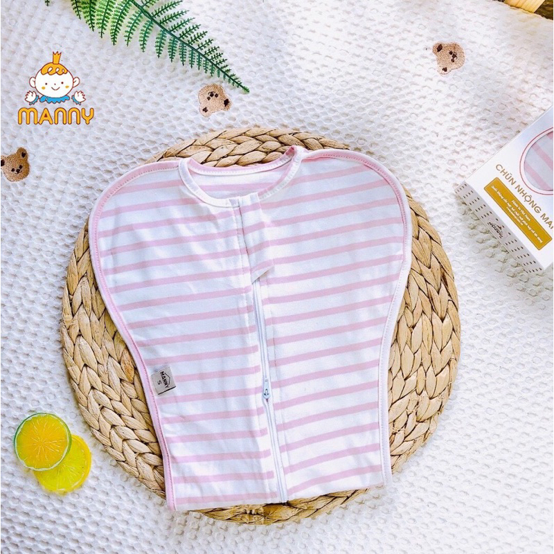 Chũn ngủ Manny cho bé sơ sinh mềm mại co giãn 4 chiều, giúp bé ngủ ngon sâu giấc