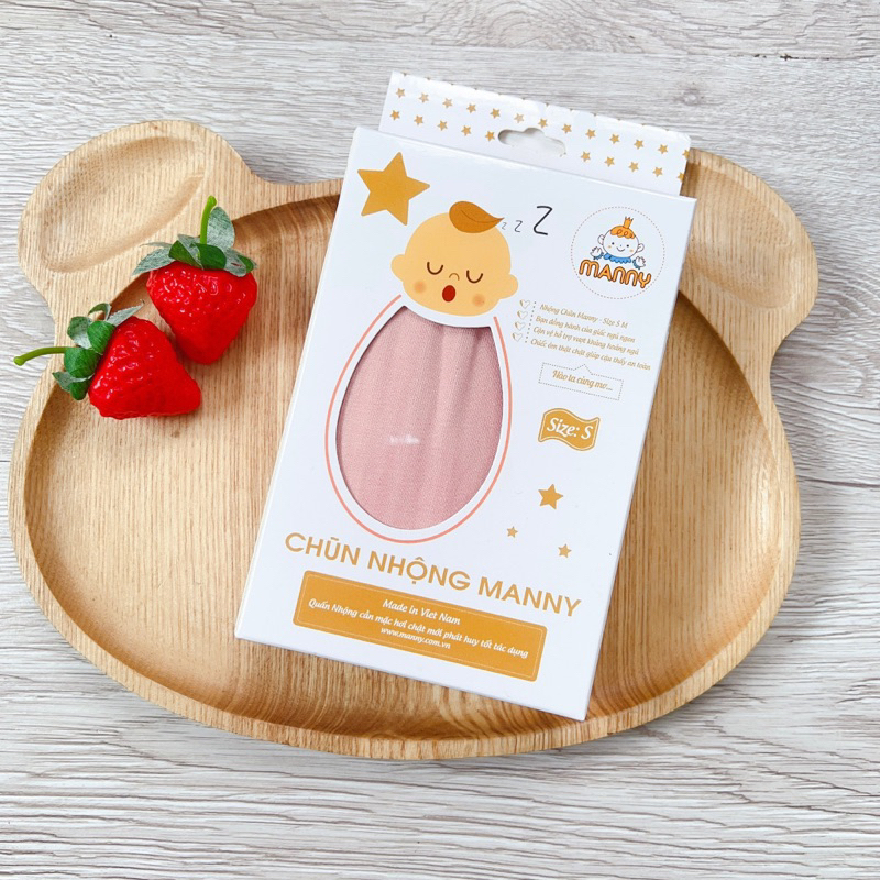 Chũn ngủ Manny cho bé sơ sinh mềm mại co giãn 4 chiều, giúp bé ngủ ngon sâu giấc