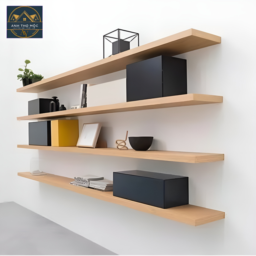Kệ Treo Tường Trang Trí Nhiều Kích Thước Tùy Chọn
