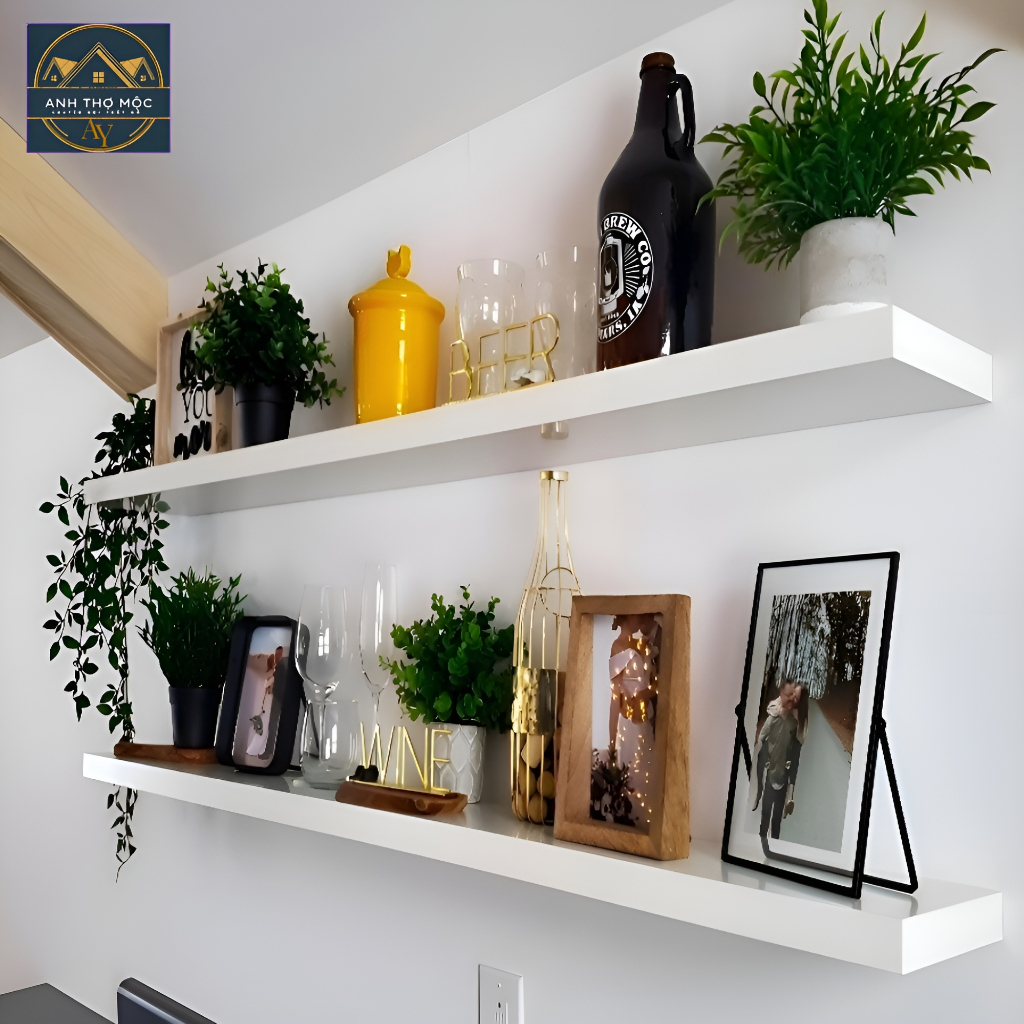 Kệ Treo Tường Trang Trí Nhiều Kích Thước Tùy Chọn